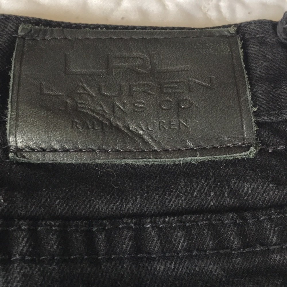 Black Ralph Lauren stretch cotton jeans